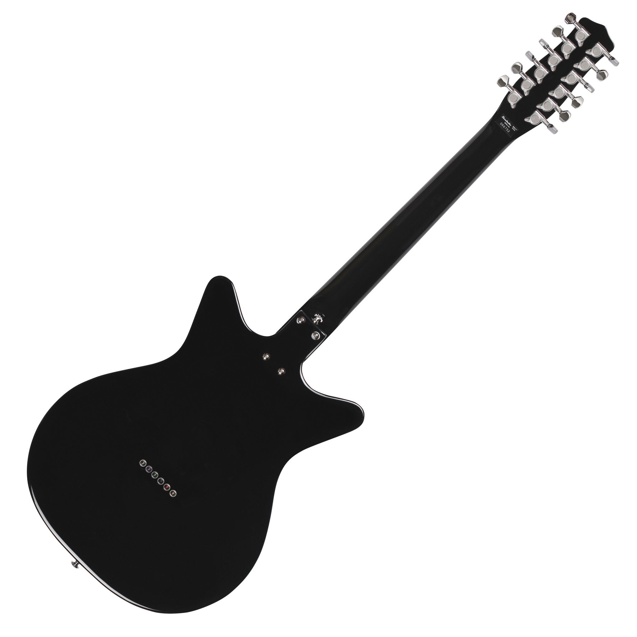 Danelectro '59X12, 12-String, Black with White Pickguard