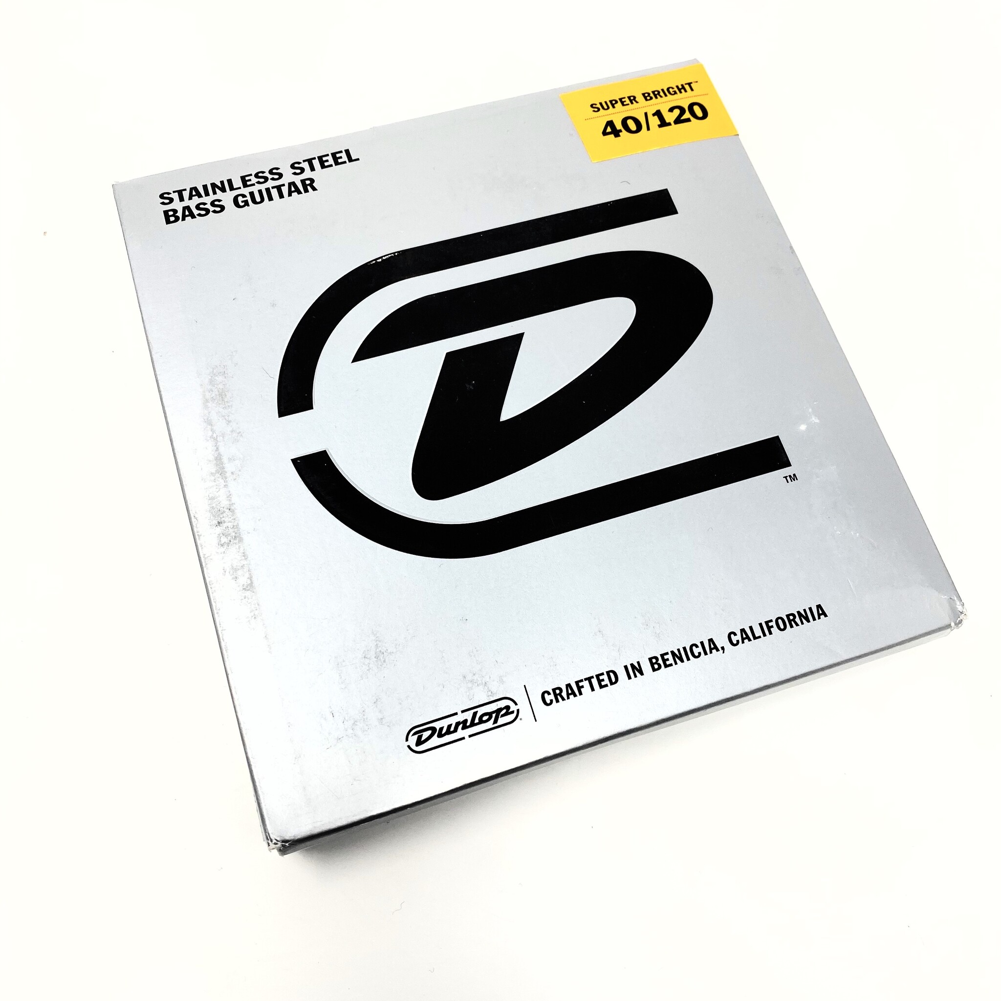 Dunlop Super Bright Stainless Steel Medium 40-120 Electric Bass Strings (5-String Set), DBSBS40120