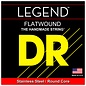 DR Strings FL-45 Legend Flatwound Electric Bass Strings (45 65 85 105)
