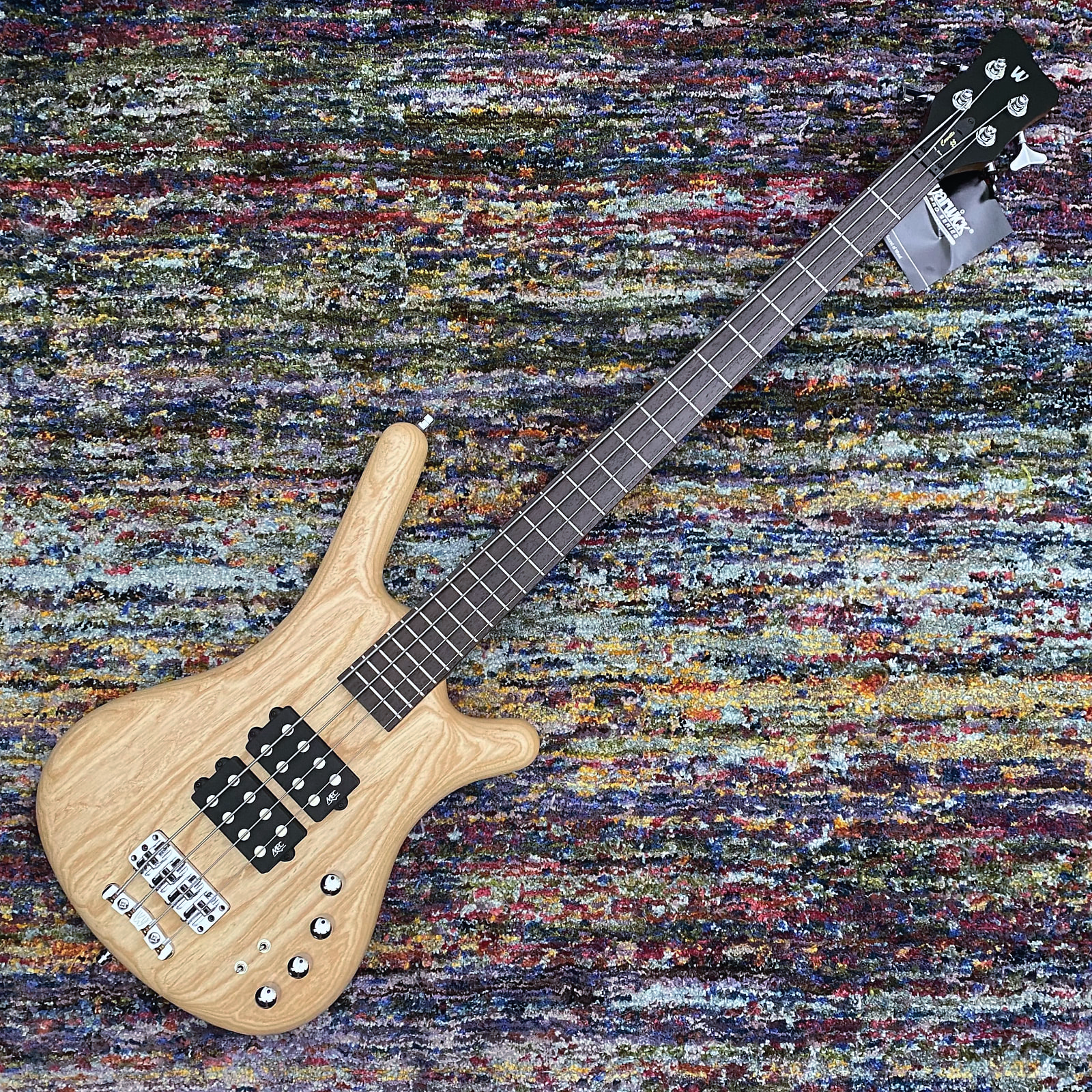 Warwick Teambuilt German Pro Series Corvette $$, 4-String Natural Trans. Satin (U.S. Swamp Ash) (2020)