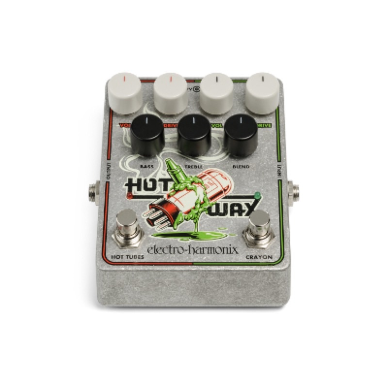 Electro-Harmonix Hot Wax Dual Overdrive (Hot Tubes and Crayon in One Pedal!)