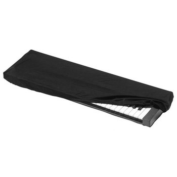 Kaces KKC-MD Stretchy Keyboard Dust Cover - Medium Black (for 61- and 76-key keyboards)
