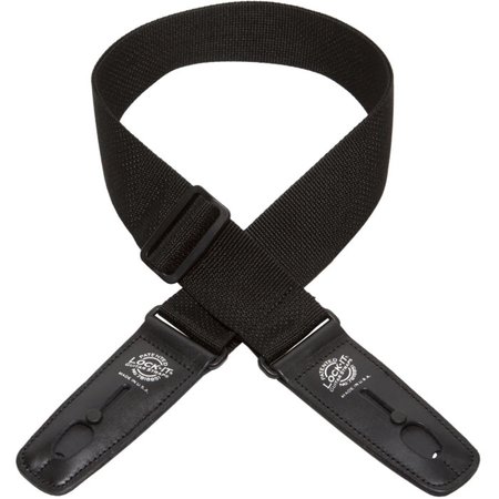 Lock-It Poly Pro 2" Strap with Integrated Strap Locks, Black