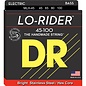 DR Strings LO-RIDERª - Stainless Steel Bass Strings: Light to Medium 45-100, MLH-45