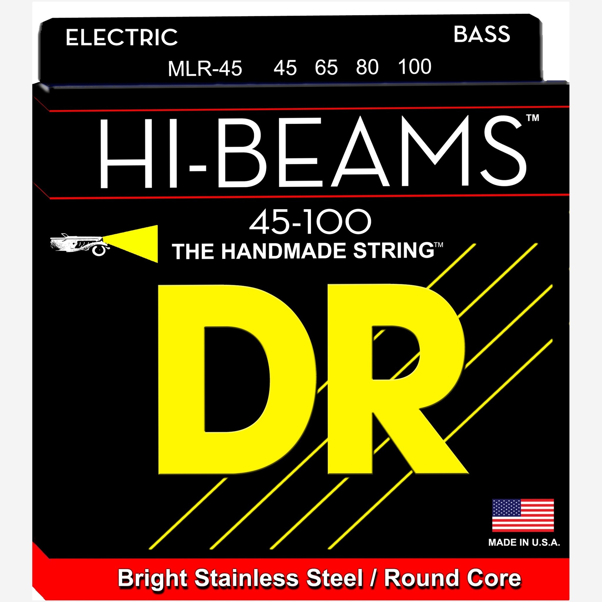 DR Strings MLR-45 Hi-Beams 45-100 Electric Bass Strings