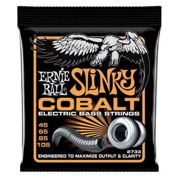 Ernie Ball 2733 Cobalt Hybrid Slinky Electric Bass Strings (45-105)