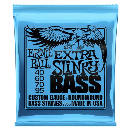 Ernie Ball 2835 Extra Slinky Electric Bass Strings (40-95)