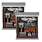 2x (2 sets) Ernie Ball 3122 Electric Hybrid Slinky Coated Titanium RPS Electric Guitar Strings, 9-46