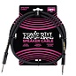 Ernie Ball 3' Straight / Straight Speaker Cable, Black (3-foot)