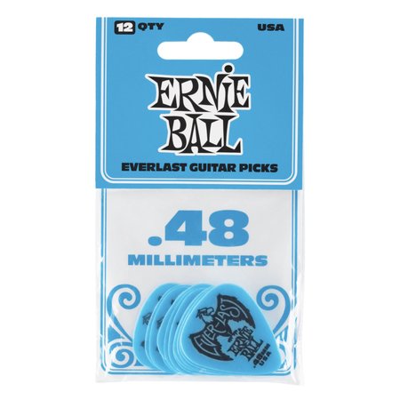 Ernie Ball .48mm Blue Everlast Picks (P09181)