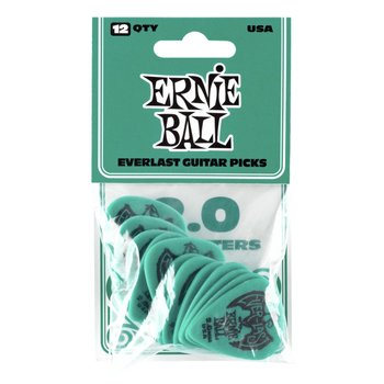 Ernie Ball 2.0mm Teal Everlast Picks 12-pack (P09196)