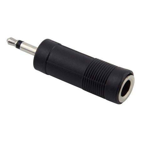 Pig Hog Solutions - 1/4"(F) to 3.5mm(M) Mono/TS Adapter, Plug-Shrinker, PA-1435M