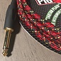 Pig Hog "Tartan Plaid" Vintage Woven Instrument Cable - 10 FT Right Angle (PCH10PLR)