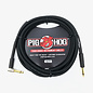 Pig Hog 10ft 1/4" - 1/4" Right Angle 8mm Tour Grade Instrument Cable (PH10R)