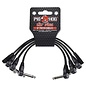 Pig Hog Lil' Pigs 6 inch Low Profile Flat Patch Cables - 4 PACK