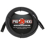 Pig Hog Pig Hog Black & White Woven Tour Grade Microphone Cable, 10ft XLR (PHM10BKW) (10-foot, 10')