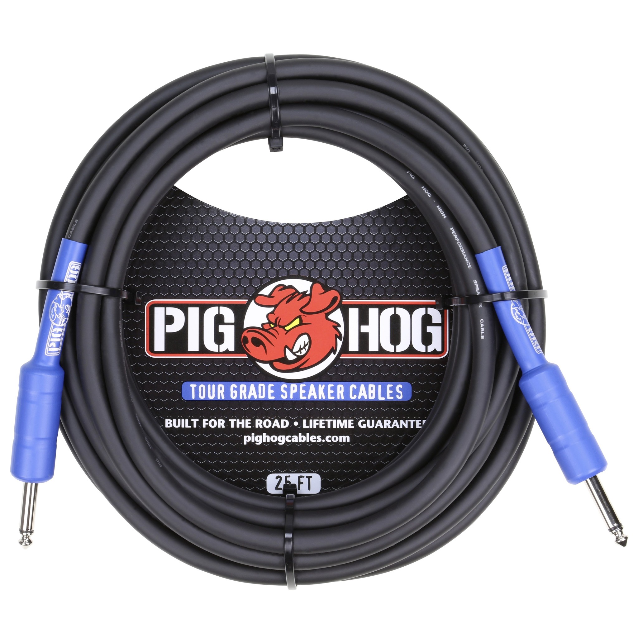 Pig Hog 9.2mm Tour Grade Speaker Cable, 25ft (14 gauge wire) (PHSC25)