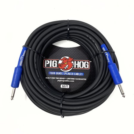 Pig Hog PHSC50 8mm Speaker Cable, 50ft (14 gauge wire)