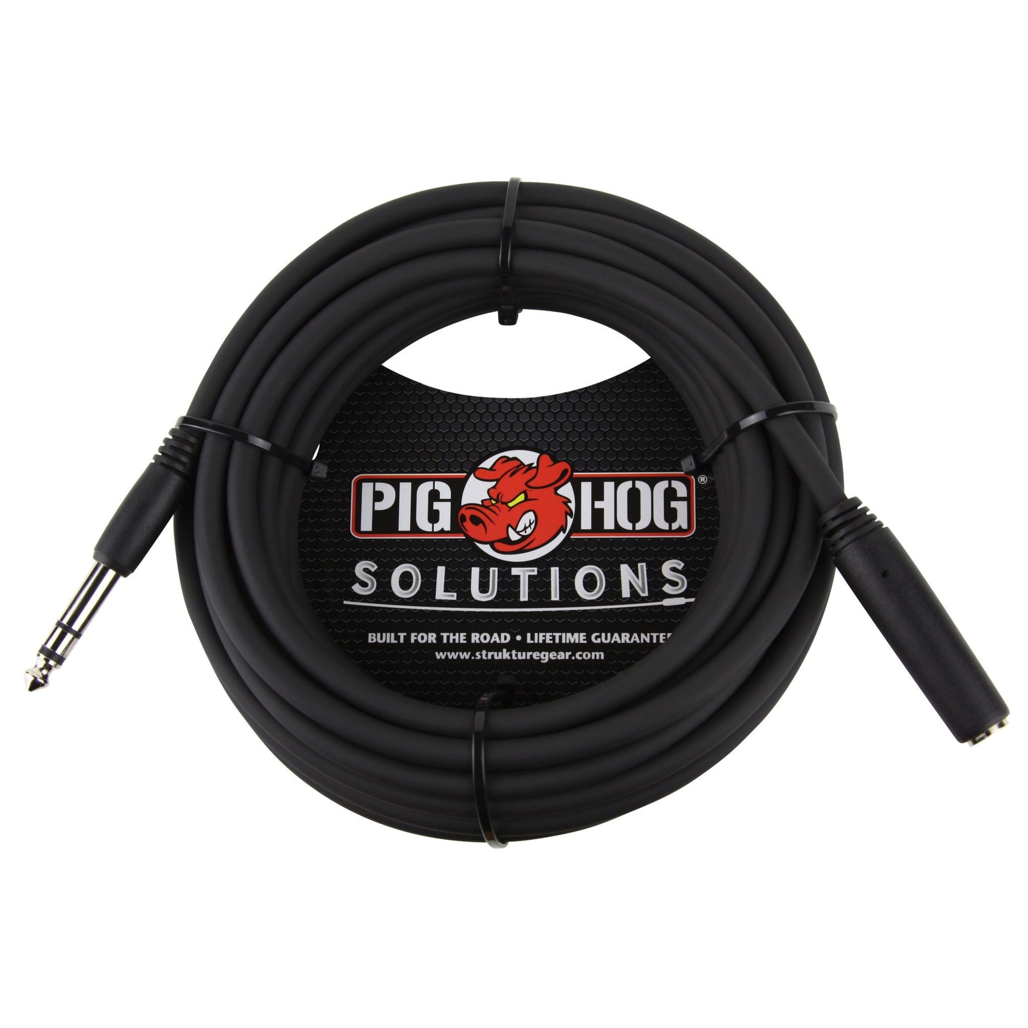 Pig Hog Solutions 25-foot TRS/Headphone Extension Cable (1/4" MF)