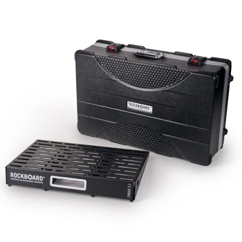 RockBoard CINQUE 5.2 (16.75" x 24.5"), with Touring ABS Case (for 10-20 effects, depending on size)