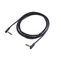 Rockboard Flat Patch TRS Cable, 300 cm / 9.84 ft, Black, low profile, for switch & expression pedals