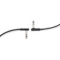 Rockboard Flat Patch TRS Cable, 60 cm / 23.62", Black, low profile, for switch & expression pedals