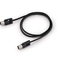 Rockboard FlaX Plug 100cm (39 3/8") flat MIDI Cable - right angle or straight (RBO CAB MD FX 100 BK)
