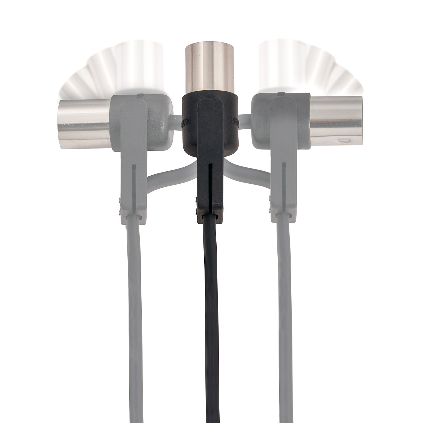 RockBoard FlaX Plug 500cm (16.40') flat MIDI Cable - angle or straight (RBO CAB MD FX 500 BK)