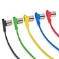 Rockboard Flat MIDI Cable - 30 cm (11 13/16"), Yellow,  Angled Plugs