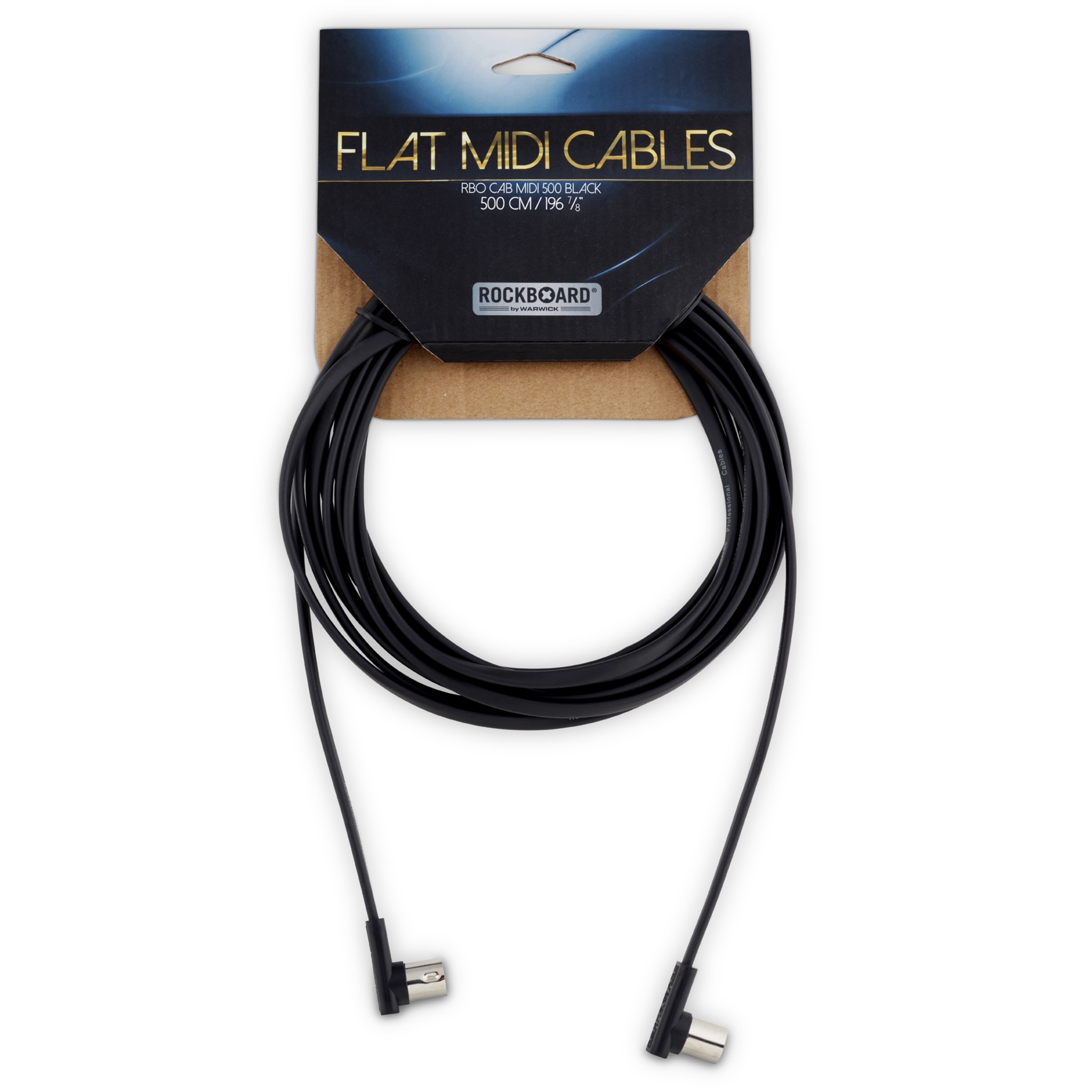 RockBoard Flat TRS to MIDI Cable, TRS-MIDI Type A - 60 cm « Câble MIDI