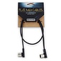 Rockboard Flat MIDI Cable - 60 cm (23 5/8"), Black , Angled Plugs