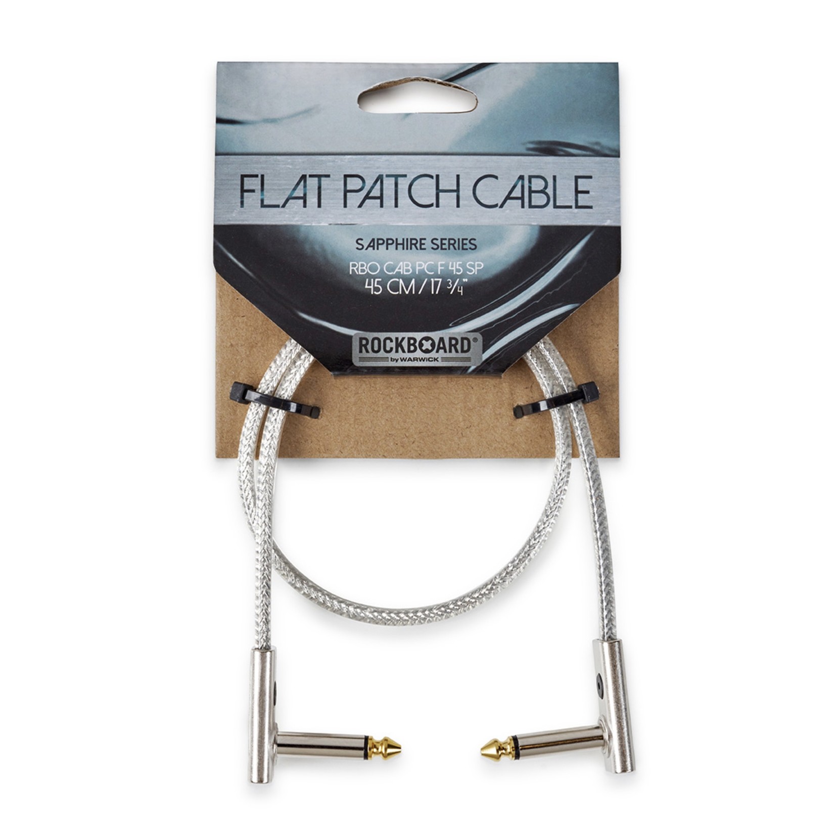 Rockboard RockBoard Flat Patch Cable - Sapphire Series, 45 cm (17.72")
