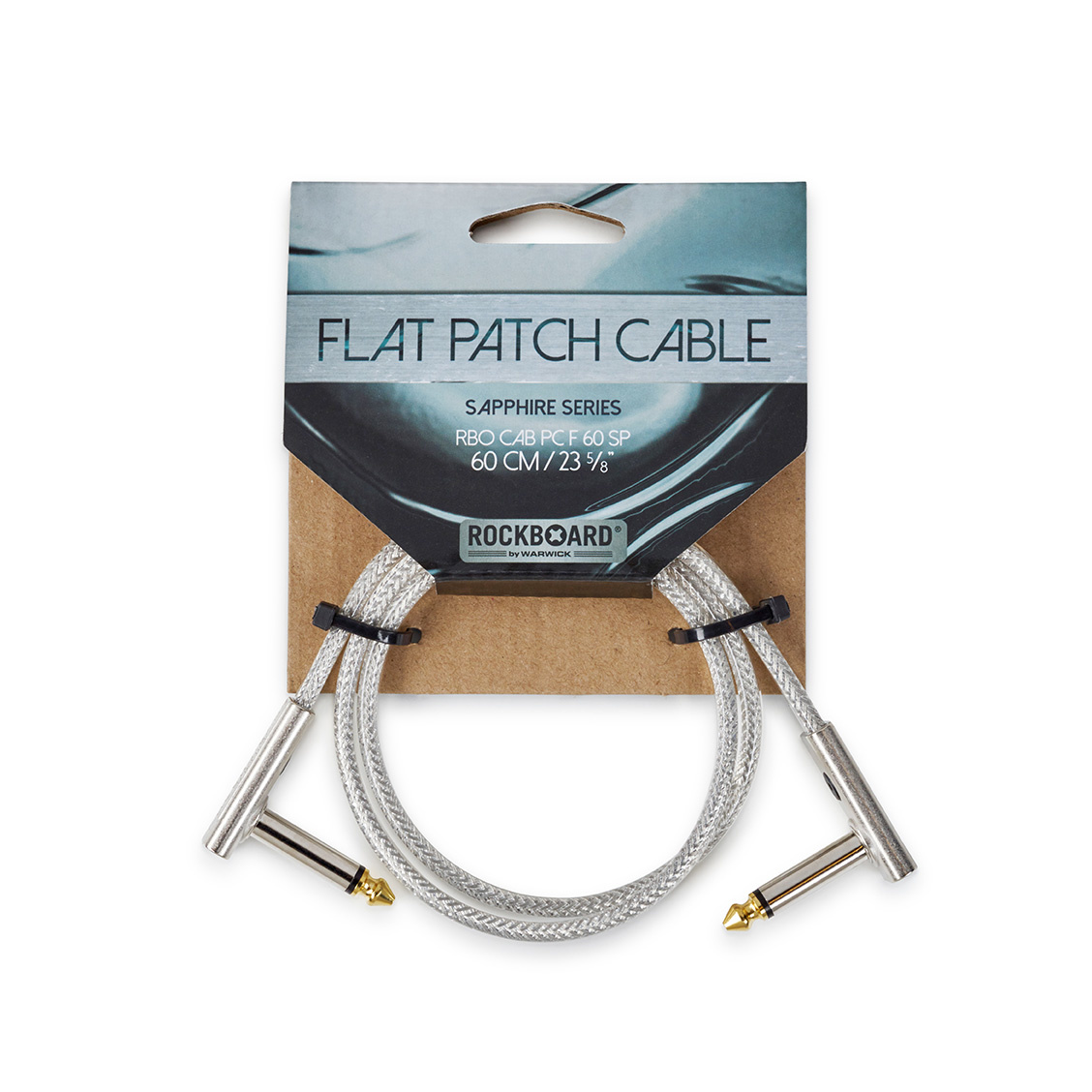 Rockboard RockBoard Sapphire Series Flat Patch Cable, 60 cm / 23 5/8" (RBO CAB PC F 60 SP)