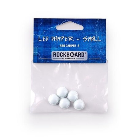 Rockboard LED Dampers, Small 8mm (package of 5 refractive domes) - Dim your bright pedal lights!