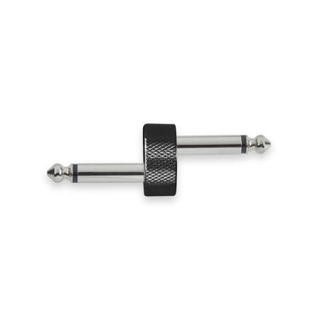 Rockboard Compact Pedal Z-Connector/Coupler, Black - Plug to Plug Length: 10mm / 3/8"