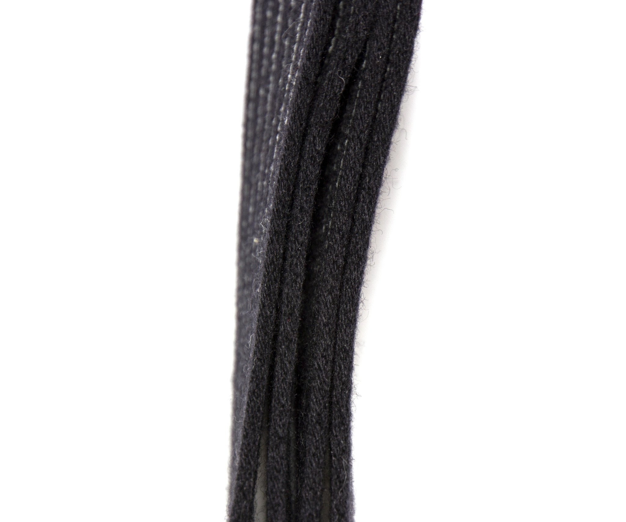 Reunion Blues Merino Wool 2" Wide Guitar Strap, Black with Pinstripes (RBS-28PS), Length = 42"-60"