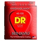 DR Strings RDB-45 Red Devils K3 Coated Electric Bass Strings, Red, 4-String Set (45-105)