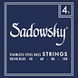 Sadowsky Blue Label Bass Strings, Stainless Steel - 4-String Set, (040-100)