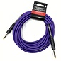 Strukture 18.6 ft Instrument Cable, Woven, Purple, 1/4" (Latest Version with Improved Black Wraps!)