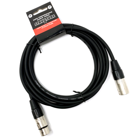 Strukture 10 Foot XLR Microphone Cable, Black