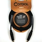 Cordial Cables Premium Speaker Cable with 1/4" TS to 1/4" TS Connectors, Select Series - 2.5mm² Gage Selecter, 5-Foot Cable
