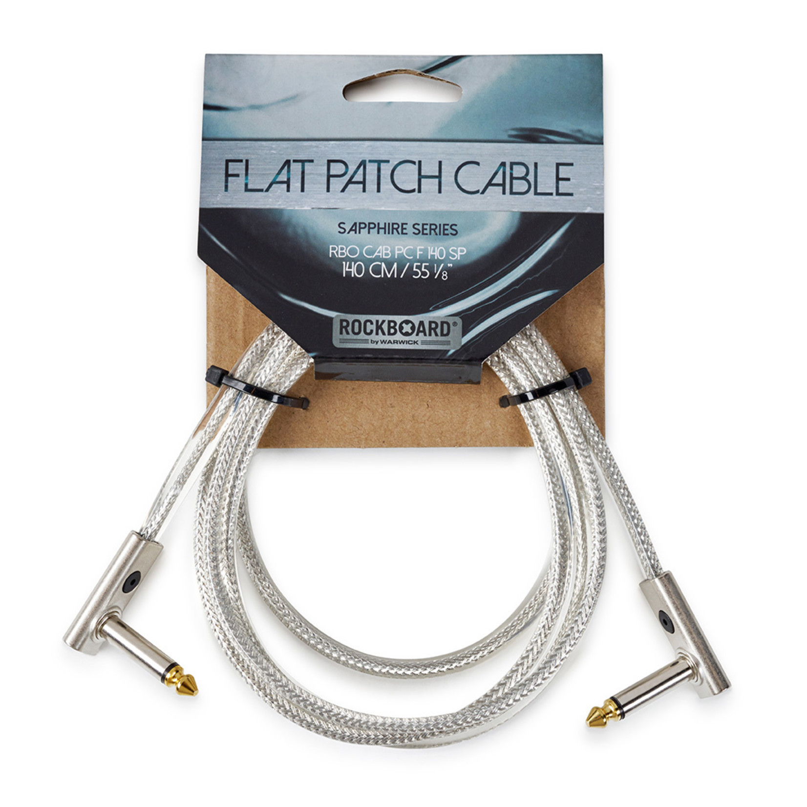 Rockboard RockBoard Flat Patch Cable Sapphire Series - 140 cm / 55 1/8"