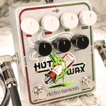 Electro-Harmonix Hot Wax Dual Overdrive (Hot Tubes and Crayon in One Pedal!)