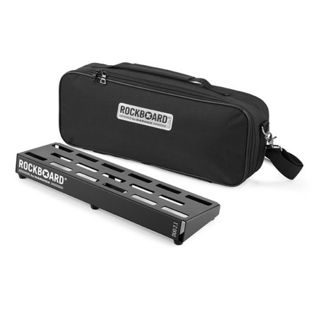 RockBoard Duo 2.1 Pedalboard (5.75" x 18"), with Gigbag (RBO B 2.1 DUO B)