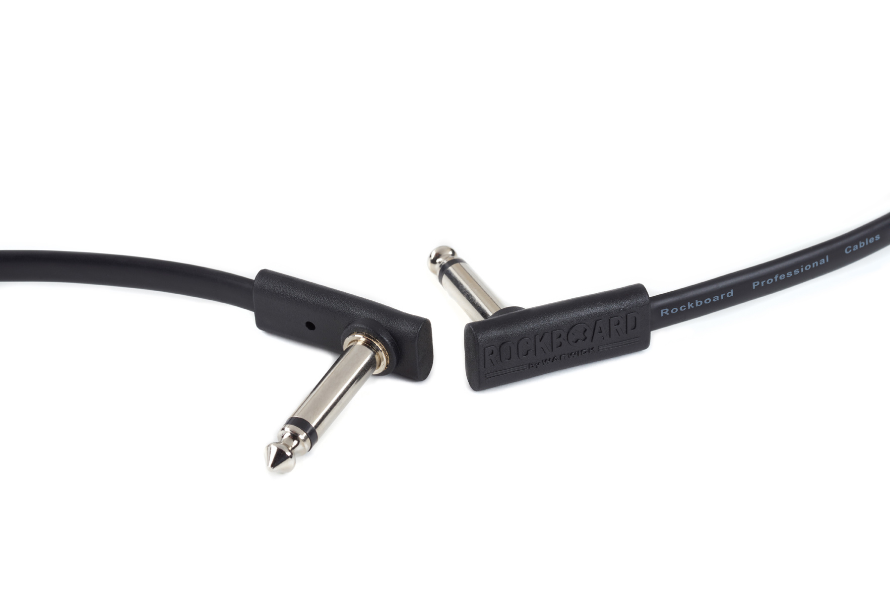 RockBoard Black Flat Patch Cable 2.62 ft / 80 cm / 31.5 in (RBO CAB PC F 80 BLK)