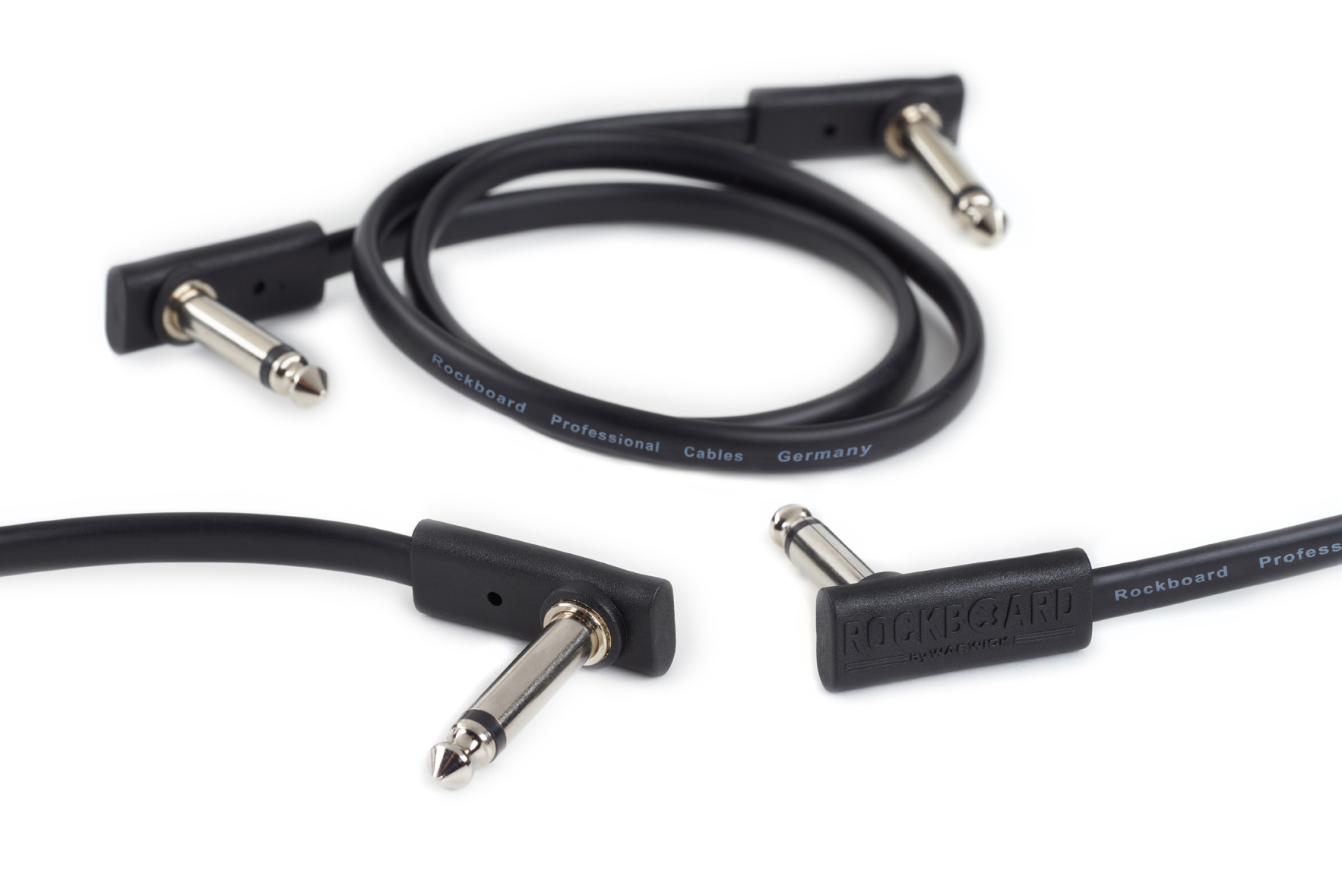 Rockboard  Black Flat Patch Cable 1.96 ft / 60 cm / 23 5/8 in (RBO CAB PC F 60  BLK)