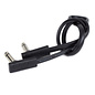 RockBoard Black Flat Patch Cable 11.81 in / 30 cm (RBO CAB PC F 30 BLK)