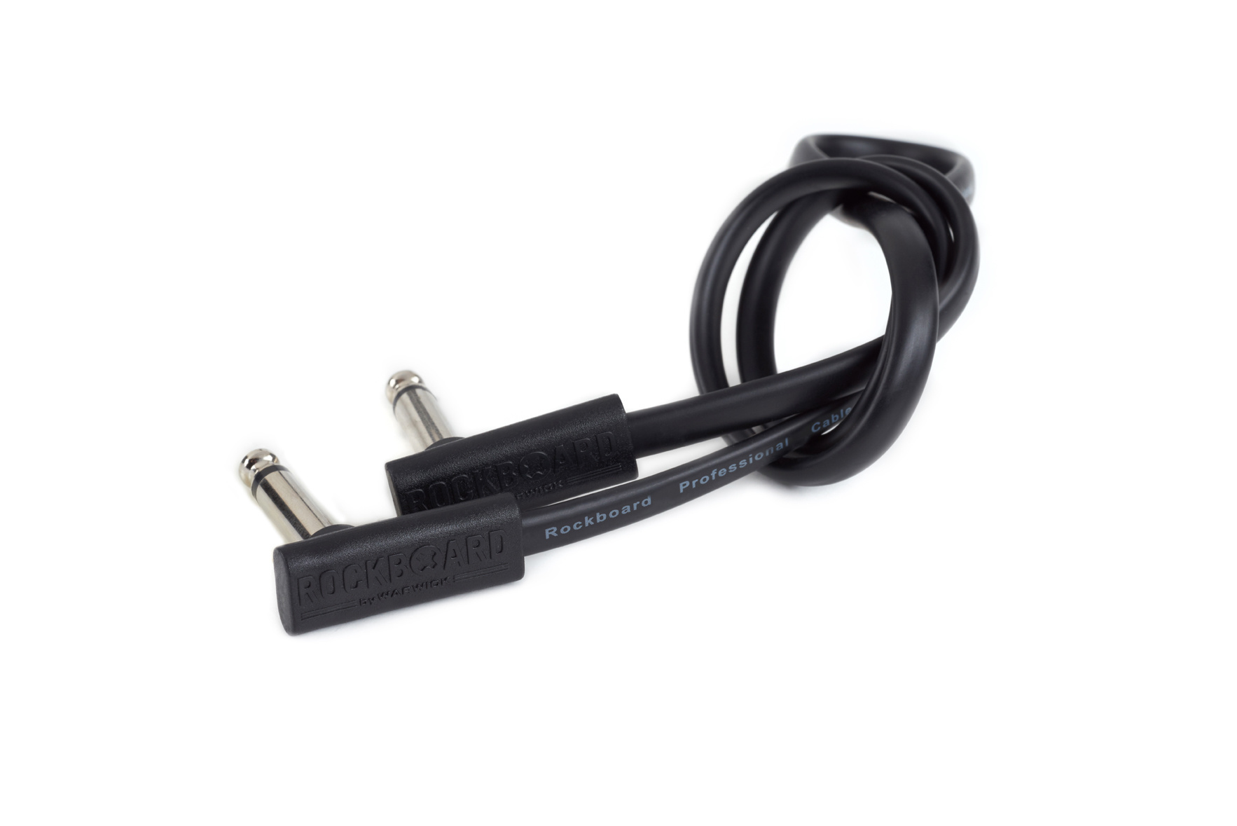 RockBoard Black Flat Patch Cable 11.81 in / 30 cm (RBO CAB PC F 30 BLK)
