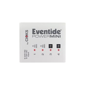 Eventide PowerMINI Standalone Power Supply for Effects Pedals (four 600 mA outputs, two with variable DC)