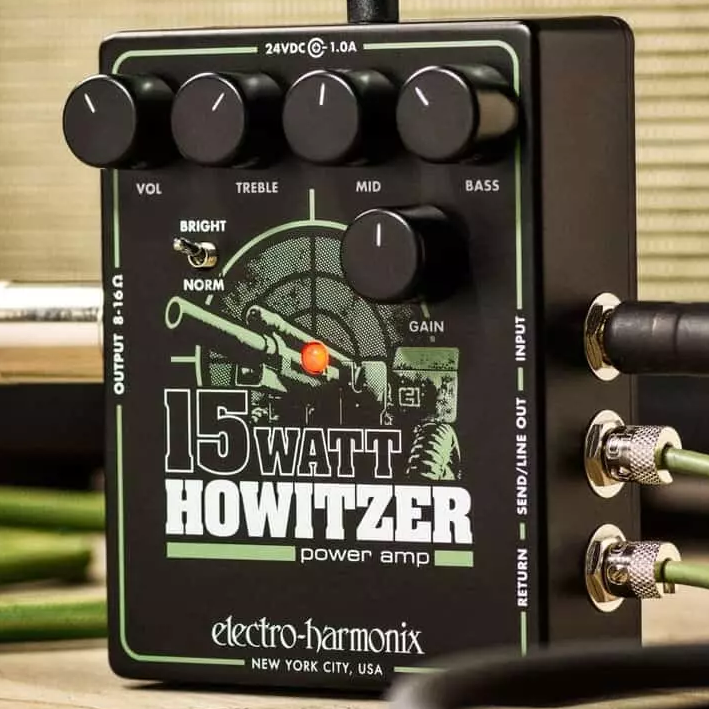 Electro-Harmonix 15 Watt Howitzer Guitar Preamp and Power Amp